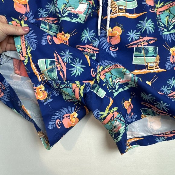 Boca Classics Men's XL Swim Trunks hawaiian tropical beach vacation travel luau - Picture 11 of 16